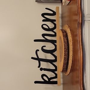"Kitchen" Sign